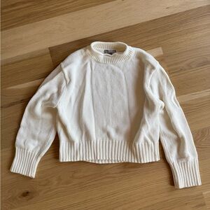 J. Crew Cream Crew Neck Sweater